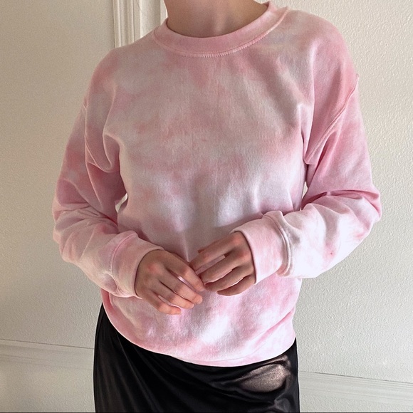 cotton candy champion tie dye sweatshirt